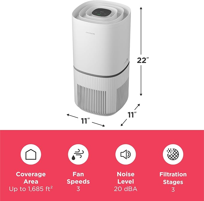 Frigidaire PureA300 XL HEPA Air Purifier - Image 3