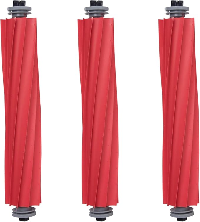 Replacement Roller Brushes, Rubber Main Brush Replacement Parts by PELLYDA