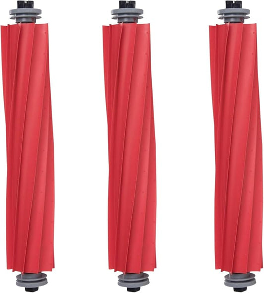 Replacement Roller Brushes, Rubber Main Brush Replacement Parts by PELLYDA