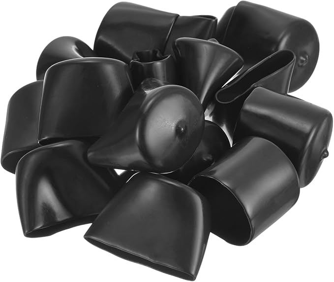 uxcell 20pcs Rubber End Caps 44mm ID Vinyl Round Tube Bolt Cap Cover Thread - Image 4