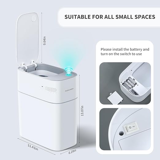 JOYBOS Small Bathroom Trash Cans - Image 5