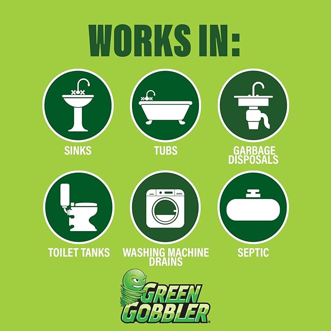 Green Gobbler Drain Cleaner & Deodorizer FRESH SCENT Sticks - Image 7