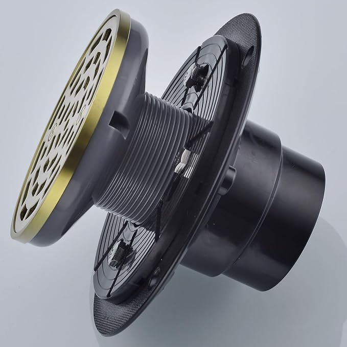 RANDOM Round Shower Drain SUS304 Stainless Steel Brushed Gold Shower Drain 4 - Image 6
