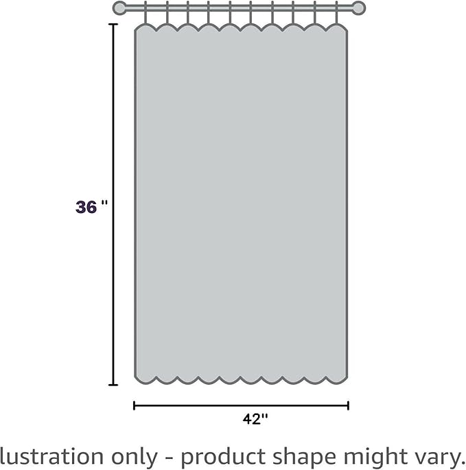 BGment Short Curtains Blackout 36 Inches Length - Image 2