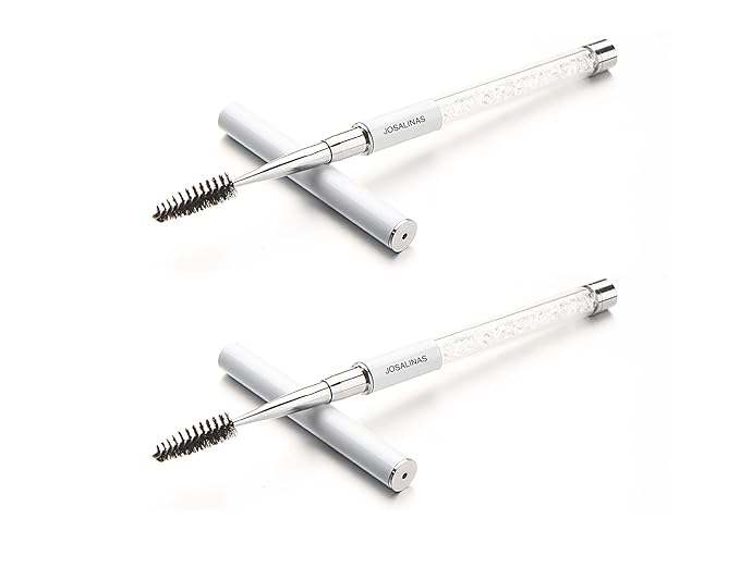 2PCS Mascara Brushes Eyebrow Eyelash Brushes Mascara Wands Spooly Applicators by JOSALINAS