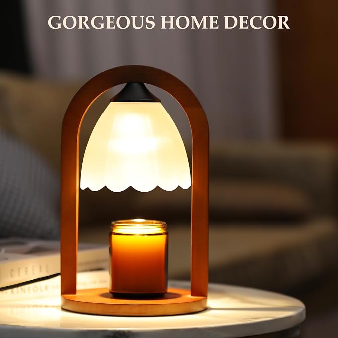 Candle Warmer Lamp with Timer and Dimmer，Electric Candle Lamp Warmer - Image 4