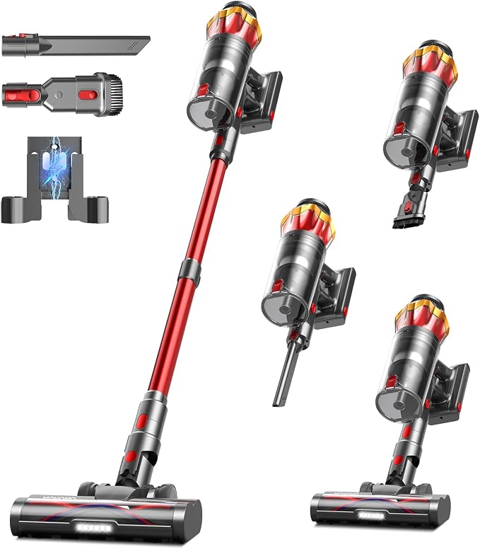 Cordless Vacuum Cleaner, 600W/50KPa/70Mins Vacuum Cleaners - Image 9
