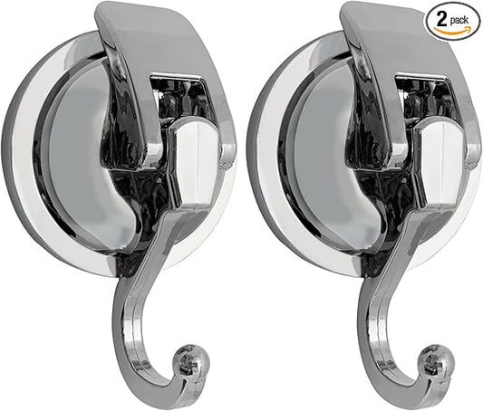 Heavy Duty Suction Cup Hooks for Shower, Bathroom Robe by YSSILADI