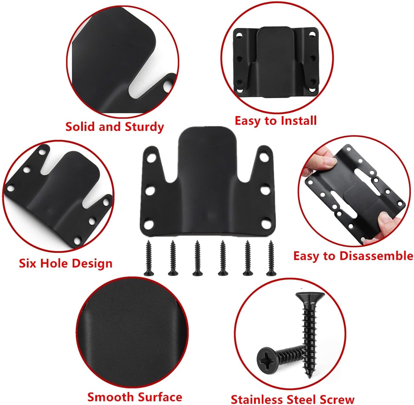 Universal Sectional Sofa Interlocking, 8 Pieces Metal Couch Clips Sofa Connectors Bracket Furniture Connectors with Screws, 4 Sets