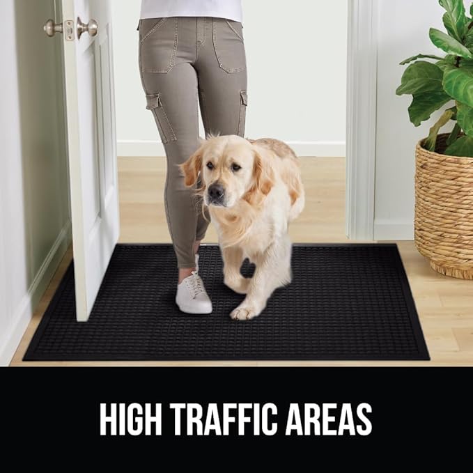 GORILLA GRIP Front Door Mat, Indoor Outdoor Ultra Absorbent HydroAbsorb Doormat - Image 6