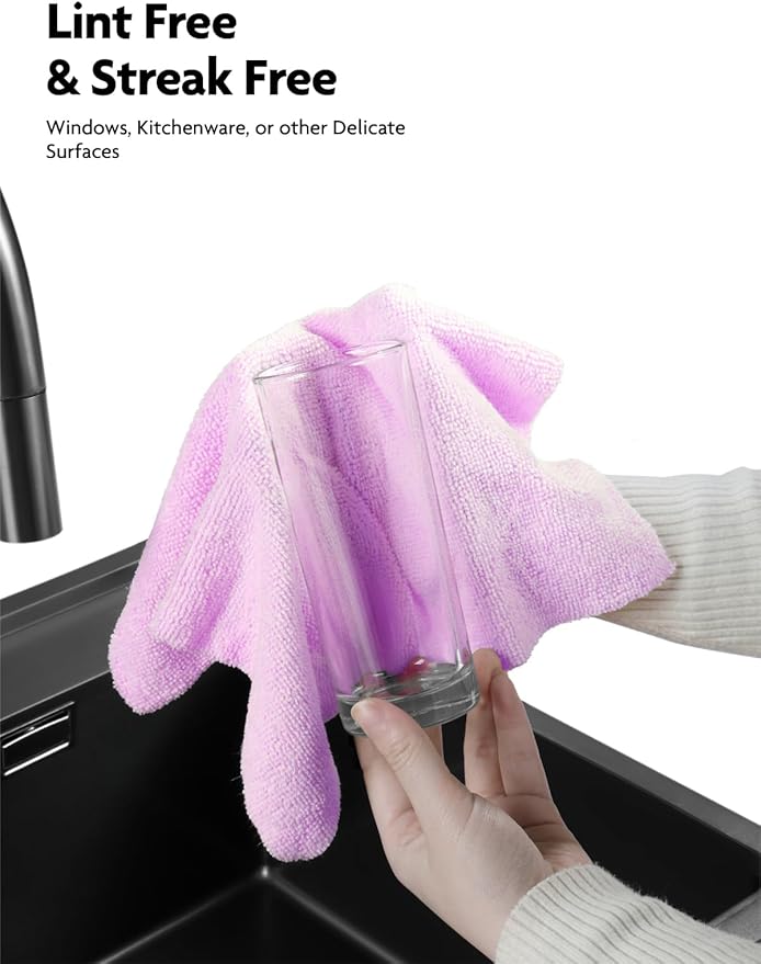 Fantasticlean Microfiber Cleaning Cloth Roll -75 pack, Tear Away Microfiber - Image 6