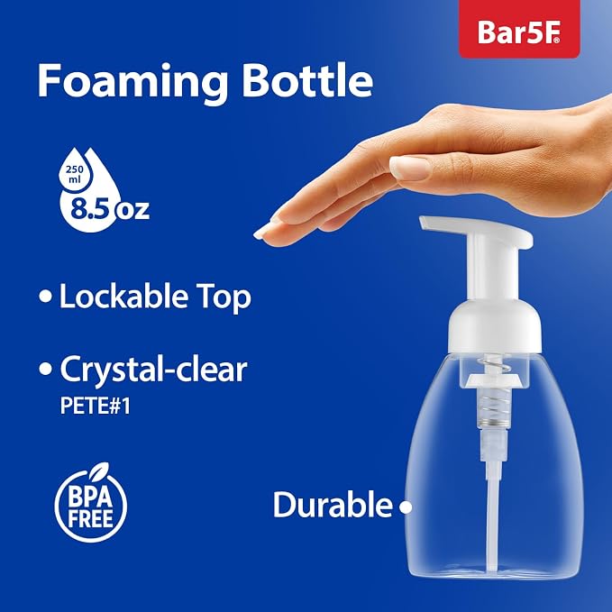 Bar5F Foaming Pump Bottle for Dr. Bronner's Castile Soap and All Generic - Image 2