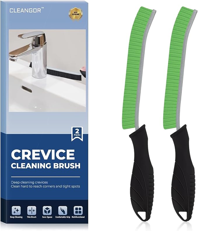 Crevice Cleaning Brushes, Cleaner Scrub Brush Tool by Cleangor