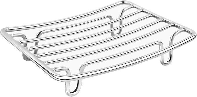 Bar Soap Dish Holder for Shower Bathroom Stainless Steel Rust Proof Self by GUUKAR