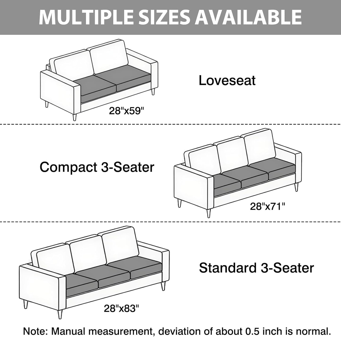 Fixwal Waterproof Dog Couch Cover, Washable Non-Slip Pet Couch Covers for Sofa, Leak-Proof Sofa Protector for Dogs, Pet Friendly Thick Soft Fuzzy Furniture Cover (Grey, 27.6" x 59.1")