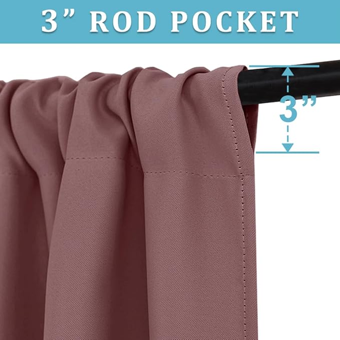 RYB HOME Bathroom Window Curtains - Image 2