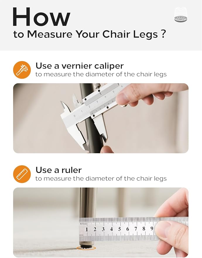 24-Pack Silicone Chair Leg Floor Protectors - Image 3