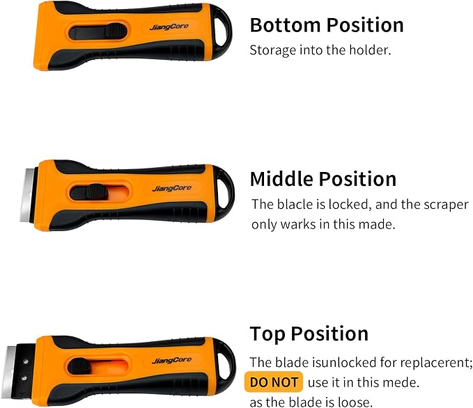 Razor Blade Scraper Tool with 15 Extra SK5 Blades - Image 6