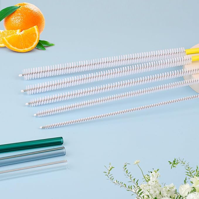 Straw Cleaner Brush Set – 10 Inch, 5 Sizes Nylon Bristles – Heavy-Duty - Image 7