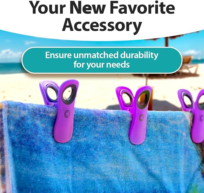 CoreClips Towel Clips for Beach Chairs - Image 6