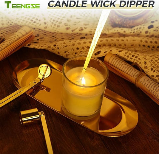 3 in 1 Candle Accessory Set, Candle Wick Trimmer, Candle Wick Snuffer, Candle - Image 2