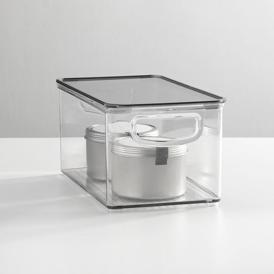 mDesign Plastic Deep Storage Bin Box Container - Image 2