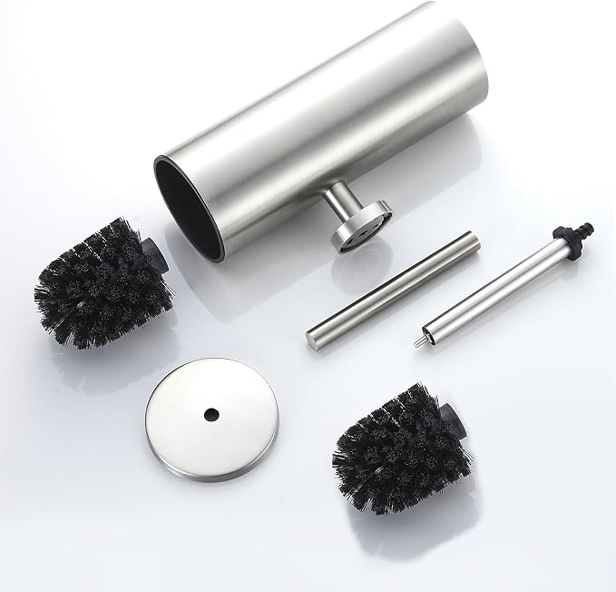 Toilet Brush with Holder Bathroom Wall Mounted Toilet Bowl Brush Holder Toilet - Image 6