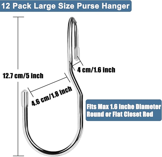 Unique Twist Design Bag Hanger Purse Hooks - Image 4