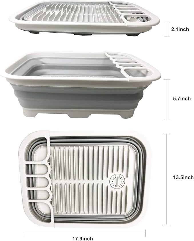 SAMMART 12L Collapsible Dish Drainer - Image 4