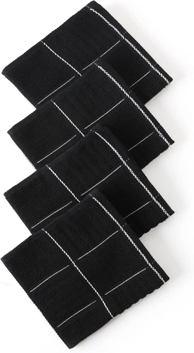 Glynniss Kitchen Towels and Dishcloths Set, Absorbent Dish Towels and Dish - Image 8