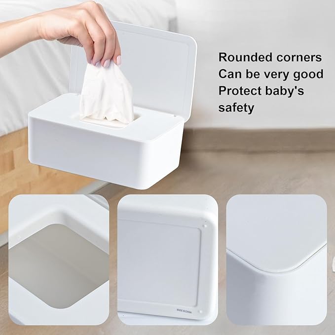 1 Pcs Diaper Wipes Dispenser, Refillable Wipe Container, Wipe Container - Image 6