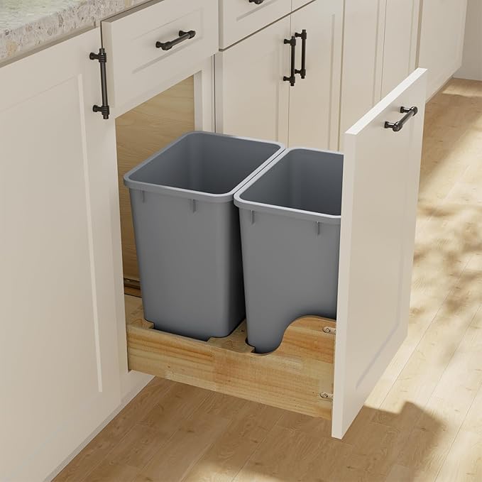 ROOMTEC Lightweight and Durable Slim Trash Can, Wastebaskets - Image 9