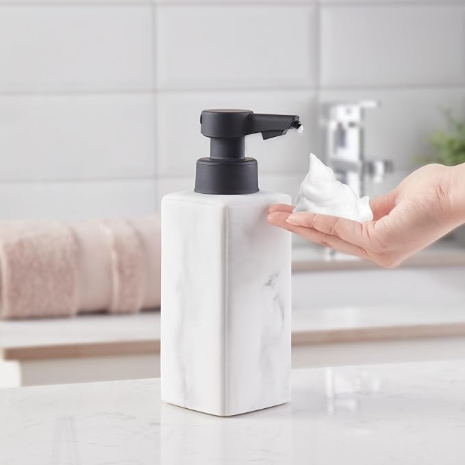 DKNY Hands Free Automatic Liquid Soap Dispenser, Refillable, Rechargeable by DKNY