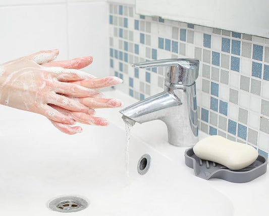 YASMEN 2 Pcs Silicone Soap Dish, Soap Holder - Image 2