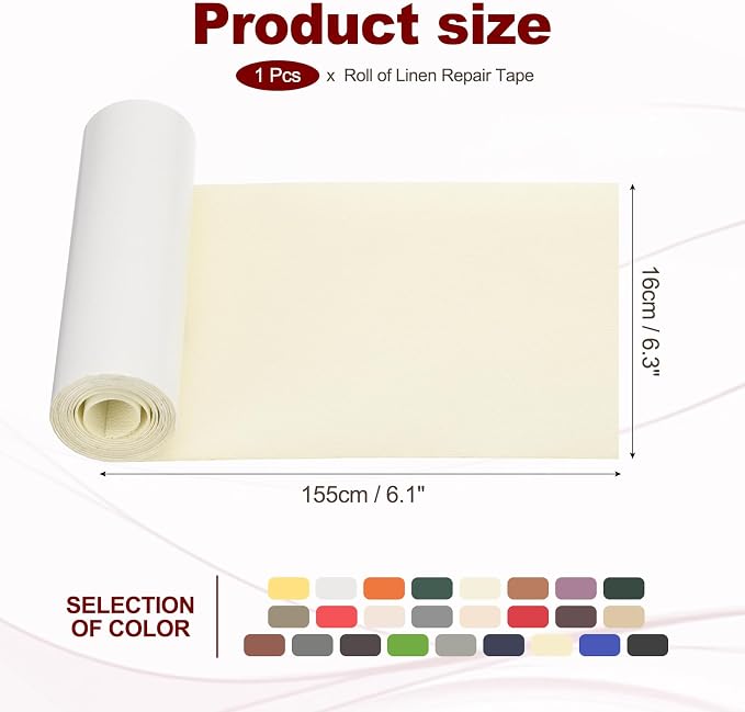 PATIKIL Leather Patches Tape for Furniture, 6.3 x 61 Inch Self Adhesive Vinyl - Image 2