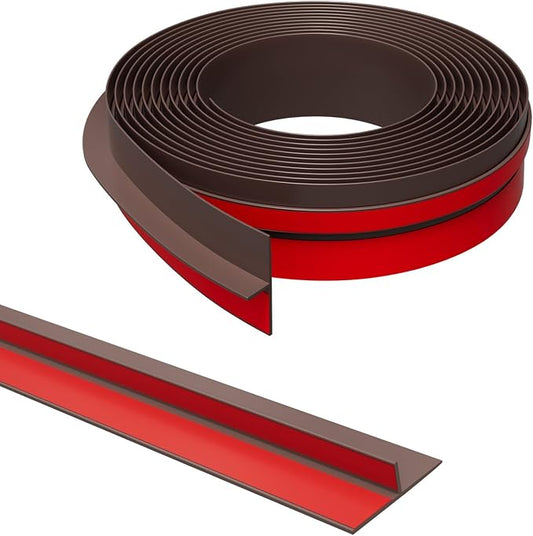 T-Shaped Door Draft Stopper, 1.97 in x 20 Ft Silicone Seal Strip by Elvone