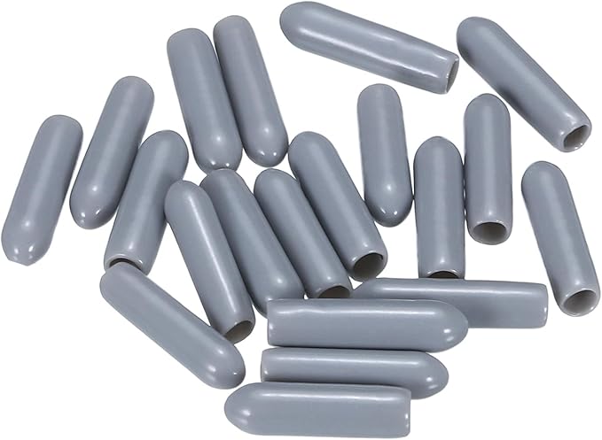 uxcell 20pcs Rubber End Caps 3mm ID Vinyl PVC Round Tube Bolt Cap Cover Screw - Image 4