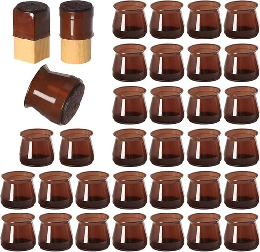 32 Pcs Silicone Chair Leg Floor Protectors by OASMU