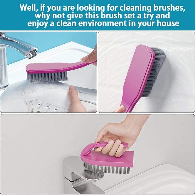 6 PCS Cleaning Brush, Scrub Brush Set - Image 6