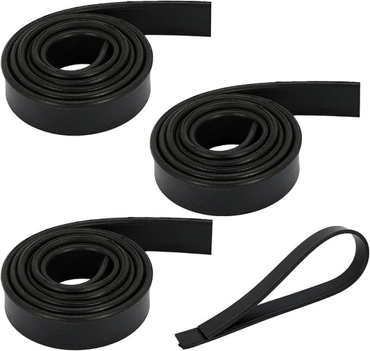 4 Rolls Rubber Replacement Blades, 41 Inch Squeegee Blade x3, 18 Inch x1 by Audoloku