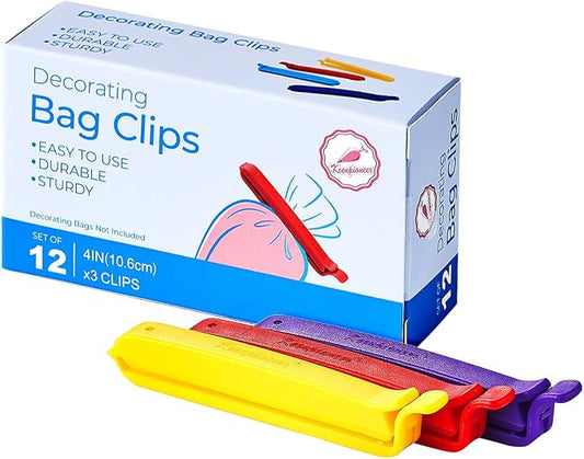 Keenpioneer Bag Sealing Clips for Food and Snack Storage, Decorating/Icing Bag by Keenpioneer