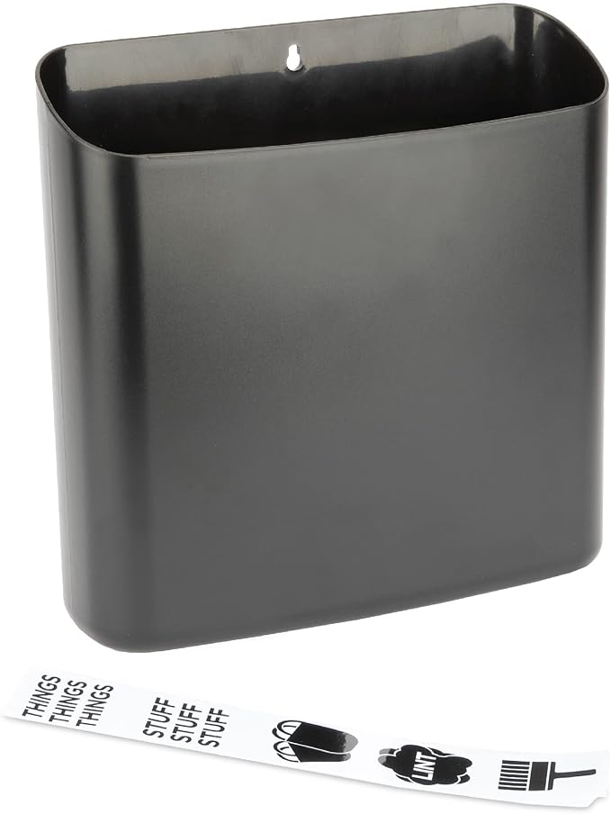 JS Jackson Supplies Black Lint Bin by JSJACKSONSUPPLIES