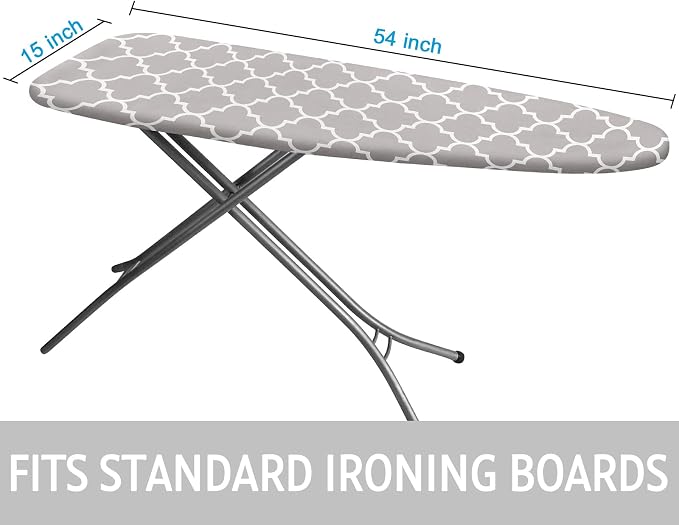 Ironing Board Cover and Pad 15x54 Inch Standard Ironing Board Cover - Image 2