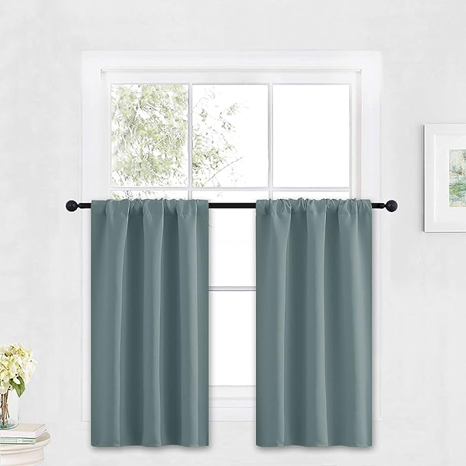 RYB HOME Small Curtains Blackout by RYBHOME
