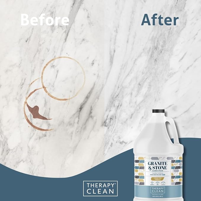 Therapy Granite Countertop Cleaner Refill 64 oz, Granite Polish, Marble Polish - Image 5
