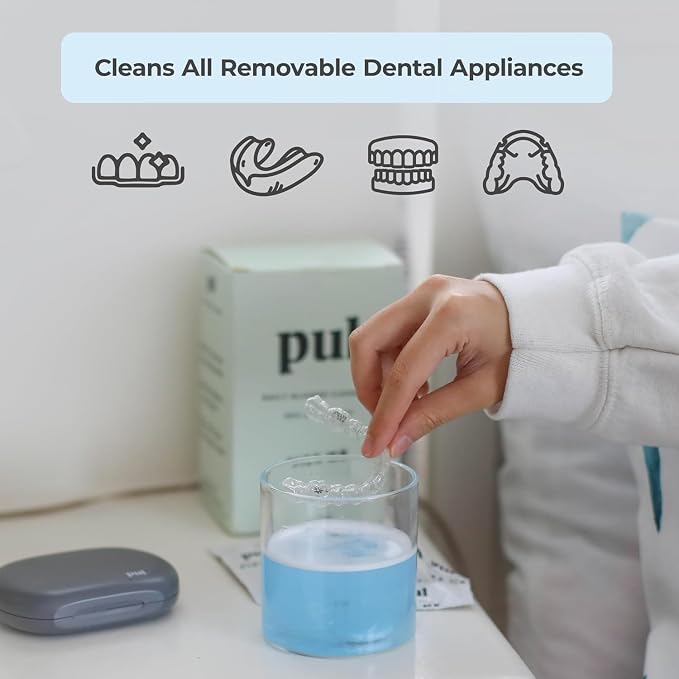 PUL Aligner Cleaner Tablets – For Cleaning Invisalign, All Clear Aligners & - Image 3