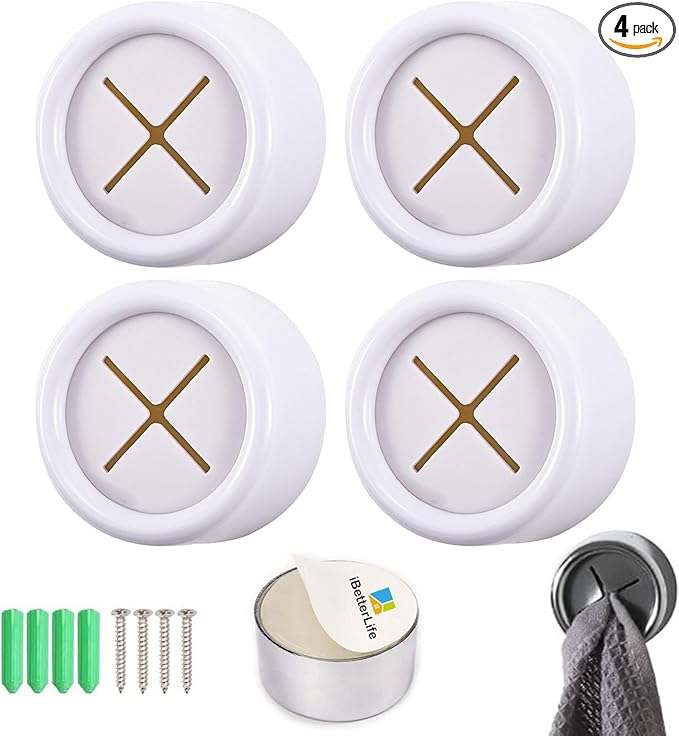 iBetterLife Adhesive Kitchen Towel Hooks by ZEZHOU