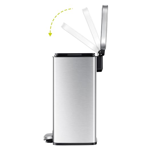 EKO Madison 12L / 3.2 Gal Bathroom Trash Can - Image 4