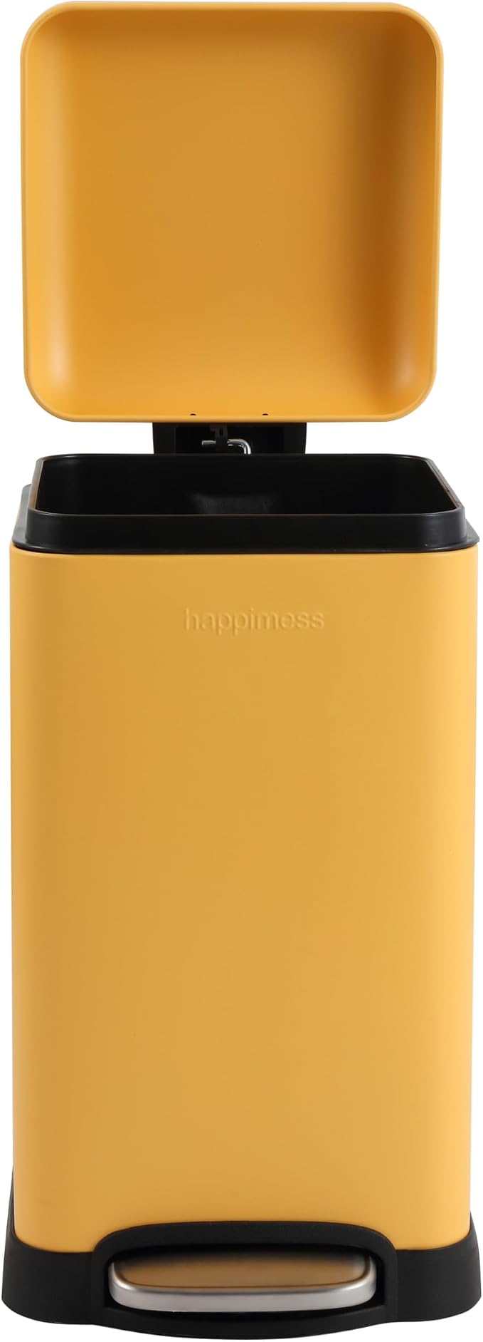happimess HPM1012L Betty Retro Mini 3.2-Gallon Step-Open Trash Can, Daffodil - Image 6