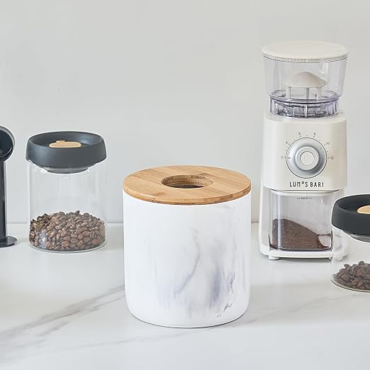 Polytree Marble White Mini Trash Can - Image 2